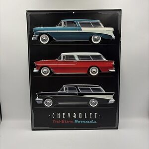 Open Road Brands Chevrolet‎ Nomads Metal Wall Sign 12x16 Garage Decor Retro